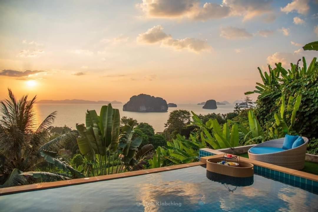 เขาทองพูลวิลล่ากระบี่ Khaotong Pool Villa Krabi Ban Nai Sa エクステリア 写真