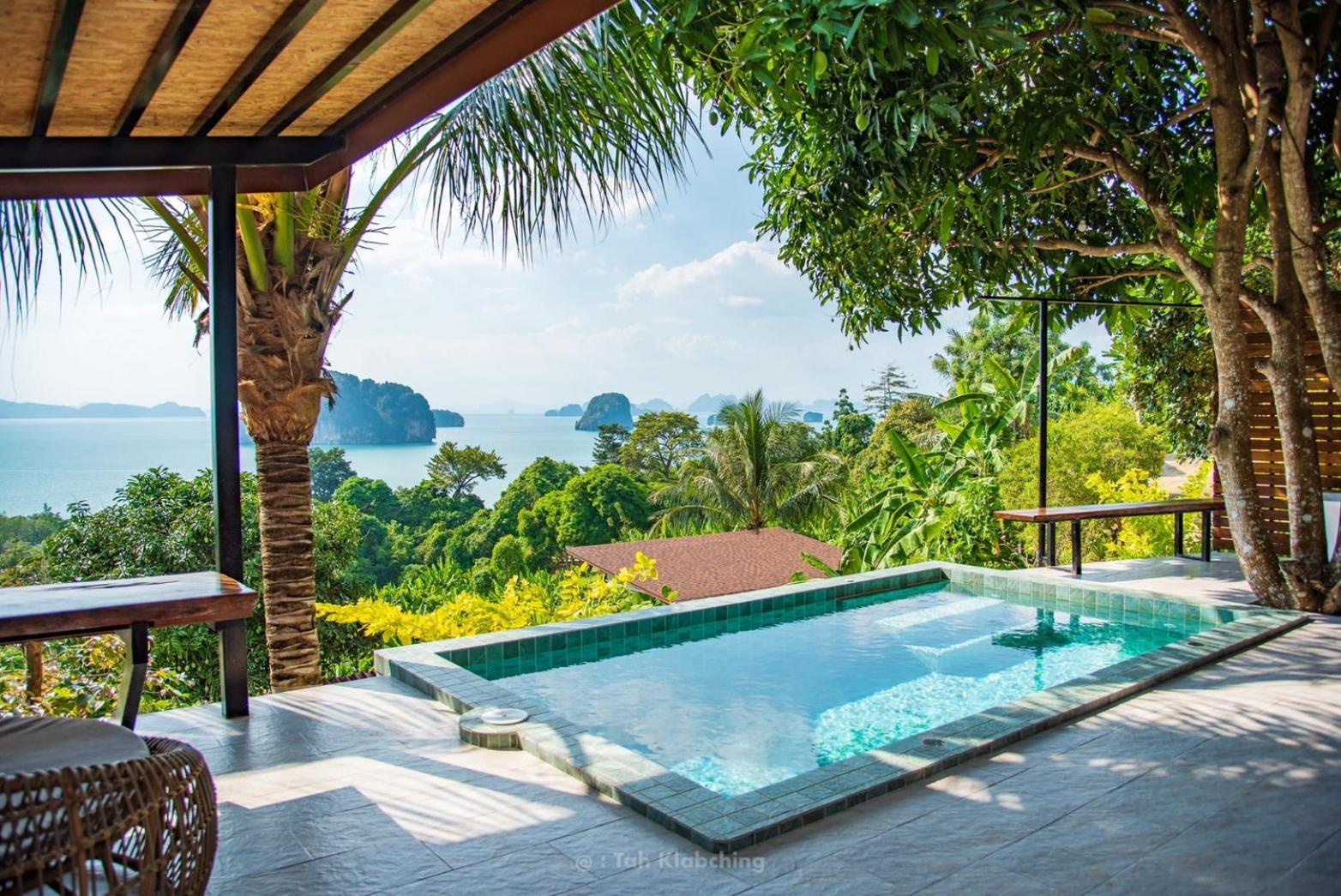 เขาทองพูลวิลล่ากระบี่ Khaotong Pool Villa Krabi Ban Nai Sa エクステリア 写真