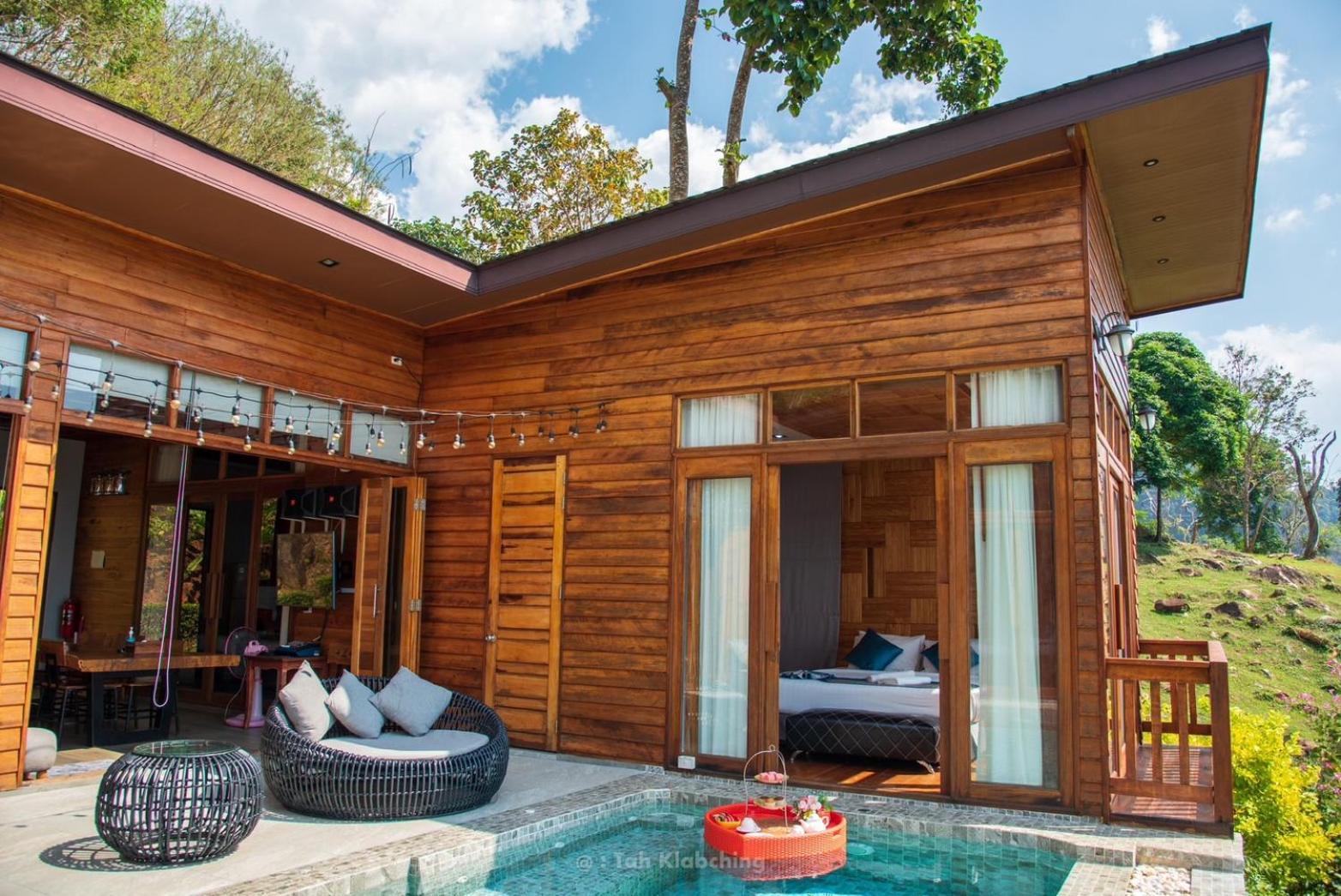 เขาทองพูลวิลล่ากระบี่ Khaotong Pool Villa Krabi Ban Nai Sa エクステリア 写真