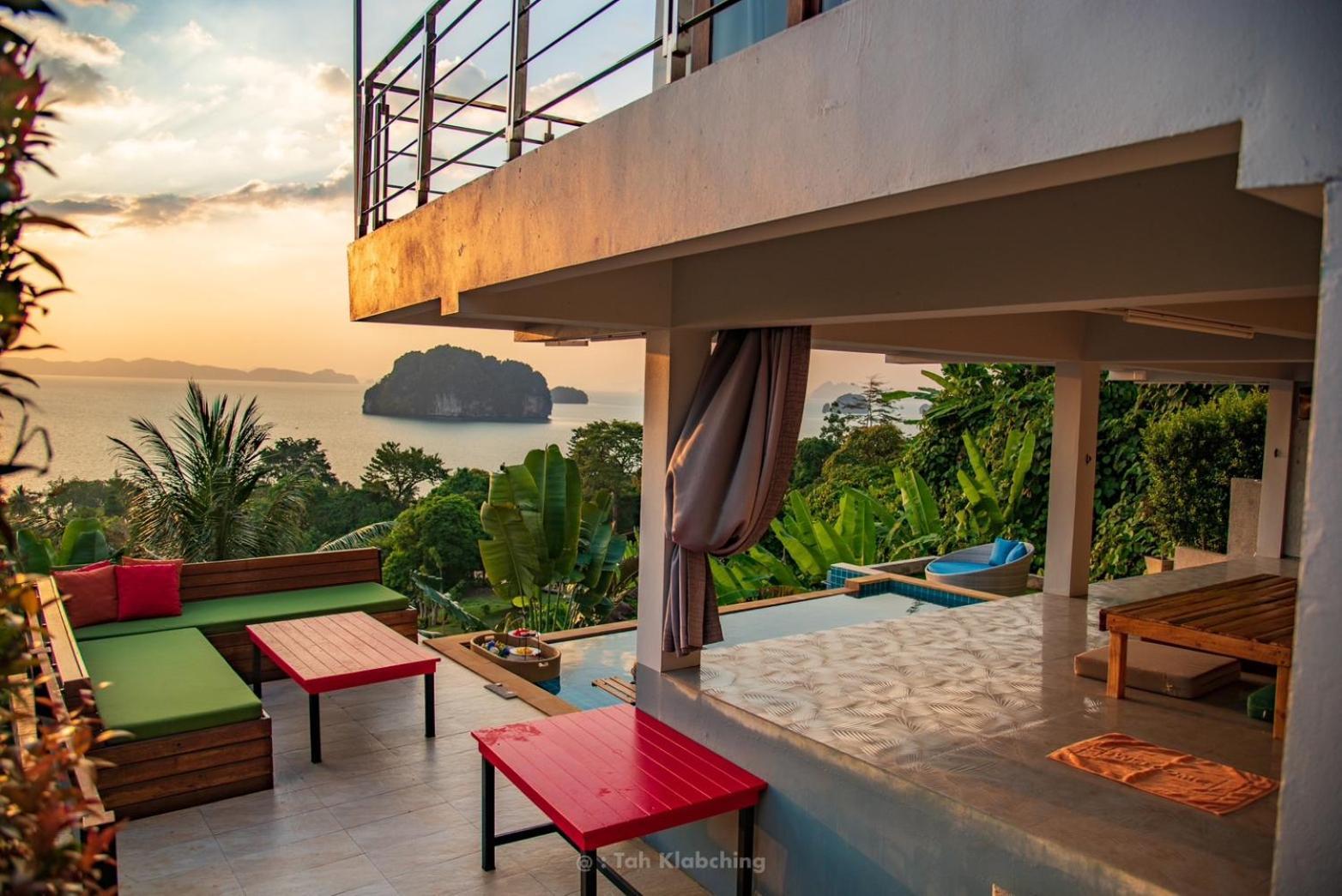 เขาทองพูลวิลล่ากระบี่ Khaotong Pool Villa Krabi Ban Nai Sa エクステリア 写真