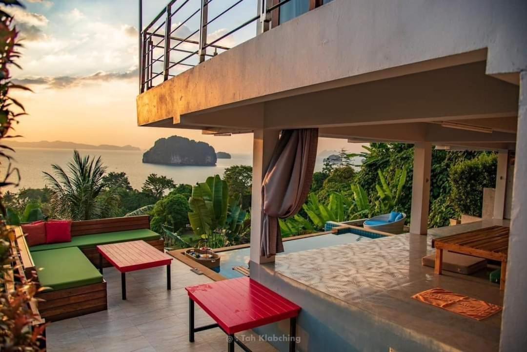 เขาทองพูลวิลล่ากระบี่ Khaotong Pool Villa Krabi Ban Nai Sa エクステリア 写真