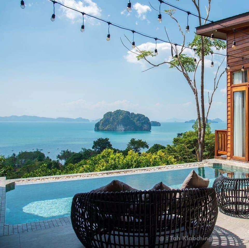 เขาทองพูลวิลล่ากระบี่ Khaotong Pool Villa Krabi Ban Nai Sa エクステリア 写真