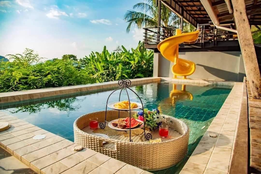 เขาทองพูลวิลล่ากระบี่ Khaotong Pool Villa Krabi Ban Nai Sa エクステリア 写真